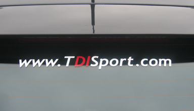 TDISport - Car club for Performance Diesel Fans - URL Sticker